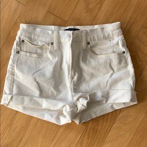 J. Crew Mercantile White Denim Shorts